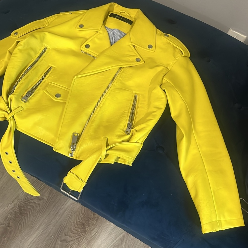 Zara Basic Motorcycle Jacket - image 2